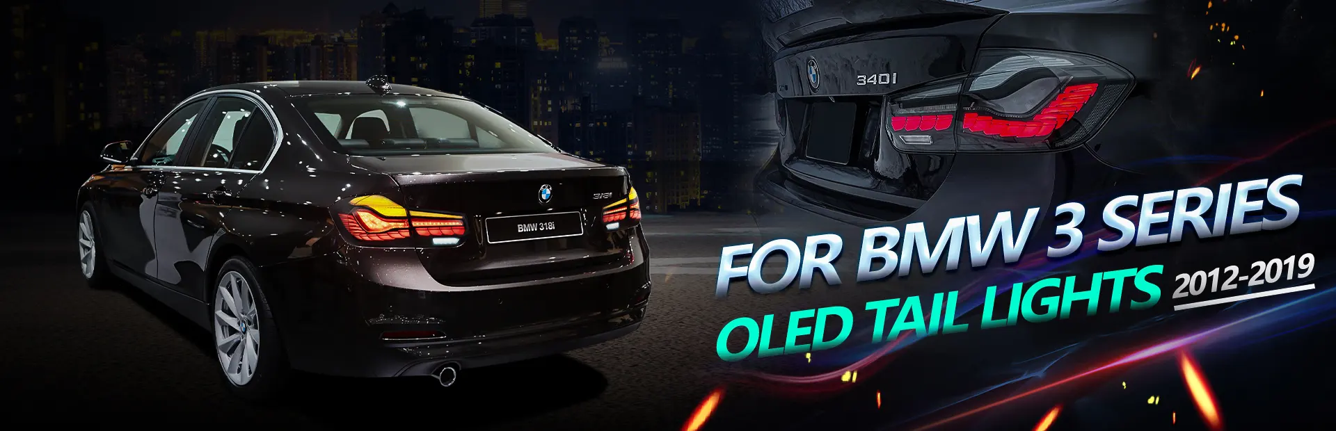 VLAND OLED achterlichten voor BMW 3 Serie